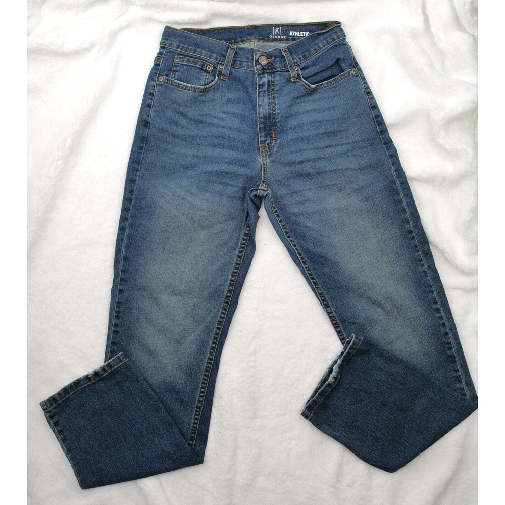 George Jeans‎ 29x30 Athletic Dark Blue RN 52469
